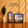 Scripture framed print - Made in USA family-owned faith-based wall art
