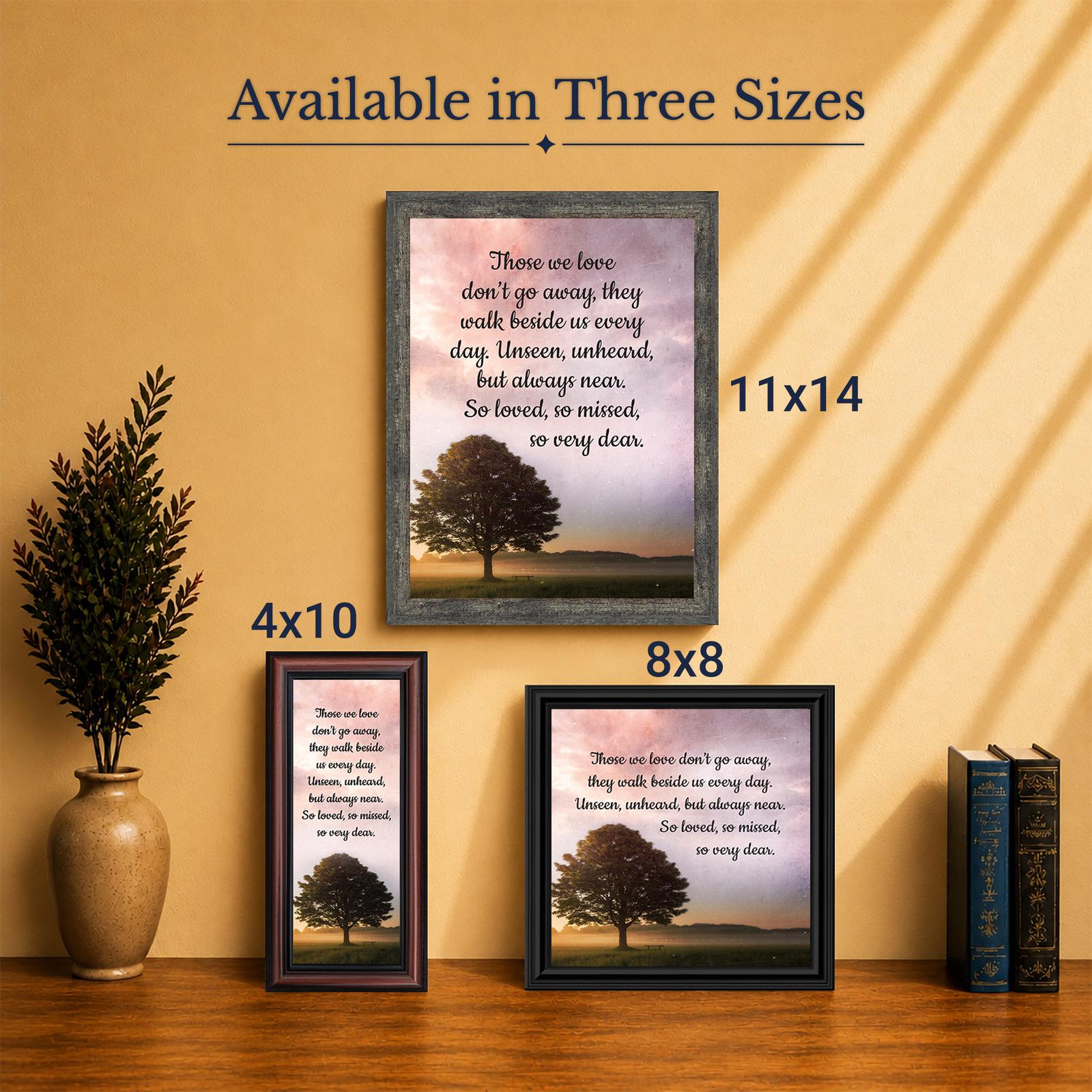 Those We Love framed print - Made in USA family-owned faith-based wall art
