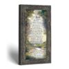 The Lord Is My Shepherd framed print - Psalm 23 woodland scene by Crossroads Home Decor
