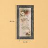 Mother in law framed print with antique rose design by Crossroads Home Decor