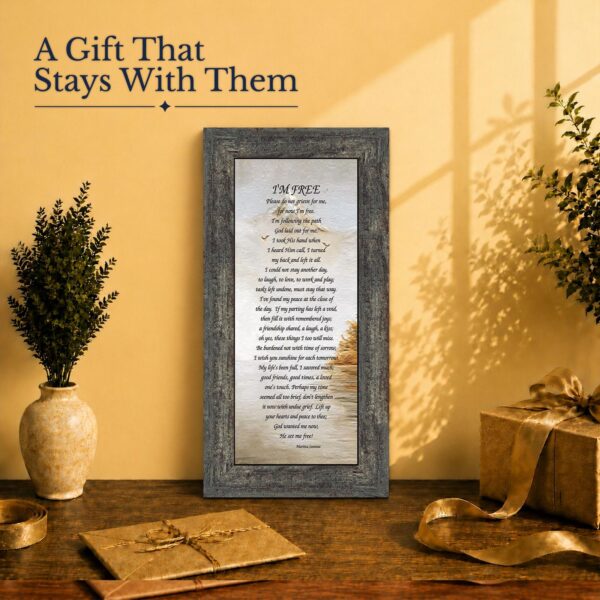 Sympathy gift - poem framed print for loss of a parent or spouse