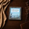 My Biggest Worry framed print - funny fishing wall art detail