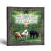 8508BW-1 Horse quote framed wall art by Crossroads Home Decor