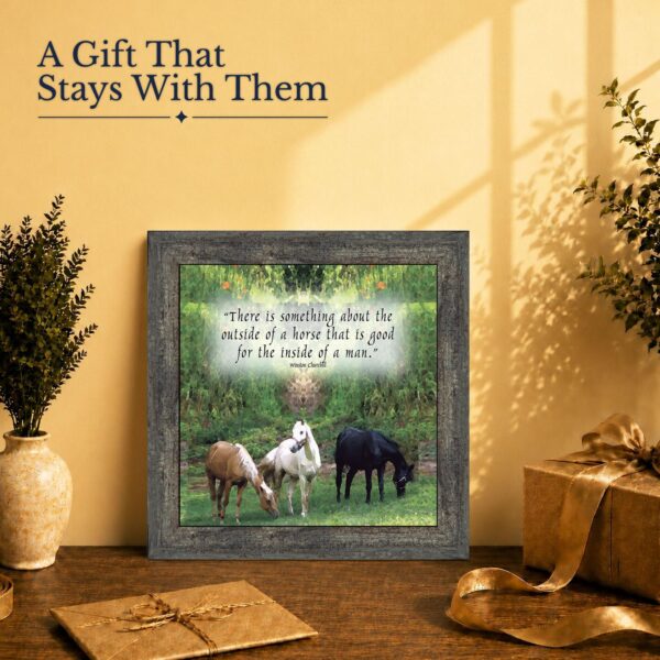 Winston Churchill horse quote print gift for a horse lover