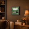 8508BW-3 Horse lover wall decor displayed in a farmhouse entryway