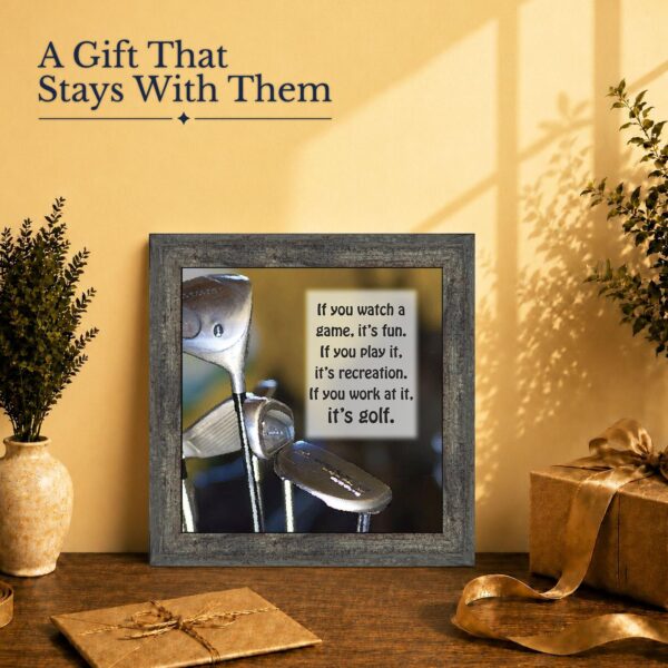 It's Golf gift - framed print for golfers and coworkers