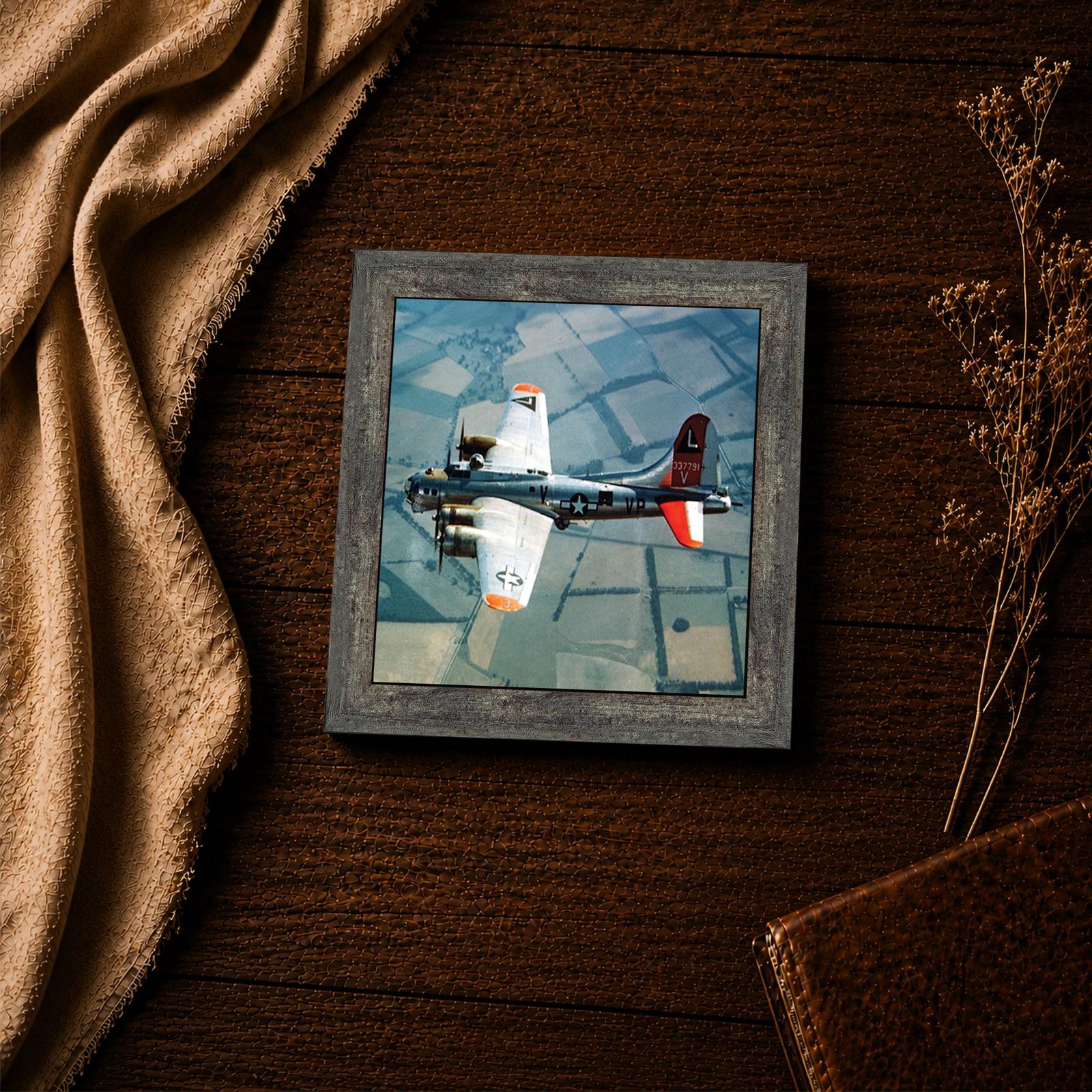 B-17 Flying Fortress closeup - WWII aviation wall art