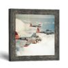 B-17 Bomber Wall Art - Three B-17 Flying Fortresses in Formation by Crossroads Home Decor