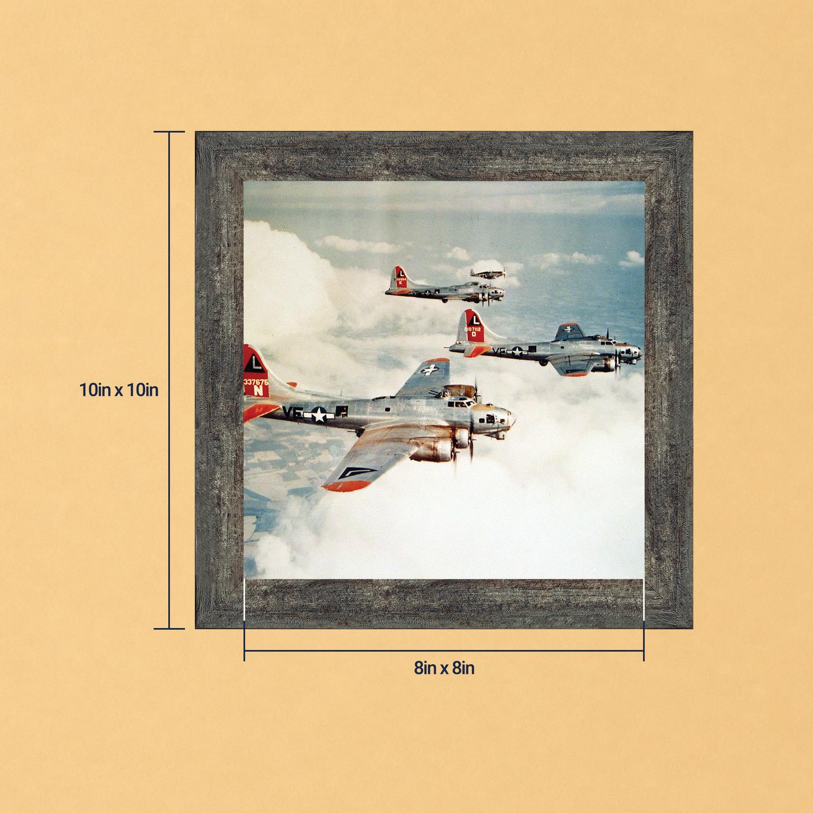 B-17 Bomber Wall Art - Three B-17 Flying Fortresses in Formation by Crossroads Home Decor