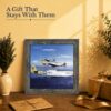 WWII fighter plane gift - framed print for a veteran, pilot or history buff