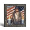 American soldier framed print - Armed and Ready by Crossroads Home Decor