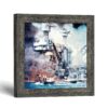 Pearl Harbor framed print - WWII Naval History by Crossroads Home Decor