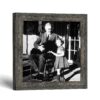 Franklin Roosevelt framed print - FDR at Hyde Park by Crossroads Home Decor