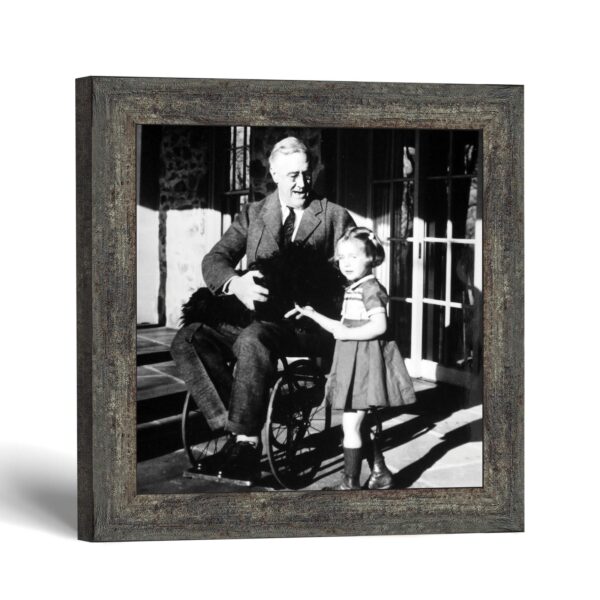 Franklin Roosevelt framed print - FDR at Hyde Park by Crossroads Home Decor