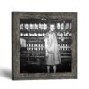 Lewis Hine framed print - Addie Card Cotton Mill Spinner by Crossroads Home Decor