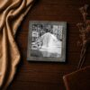Street scene close-up framed print - vintage children playing nostalgic wall art