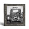 Dust bowl car wall art framed print - loaded sedan by Crossroads Home Decor