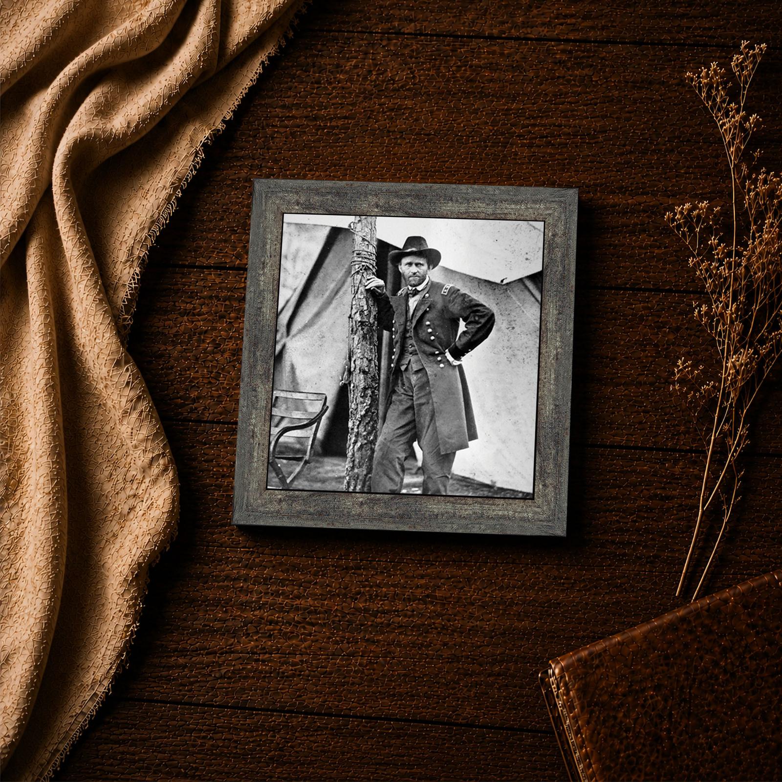 8541BW-4 Cold Harbor Portrait framed print - Ulysses S. Grant inspirational wall art