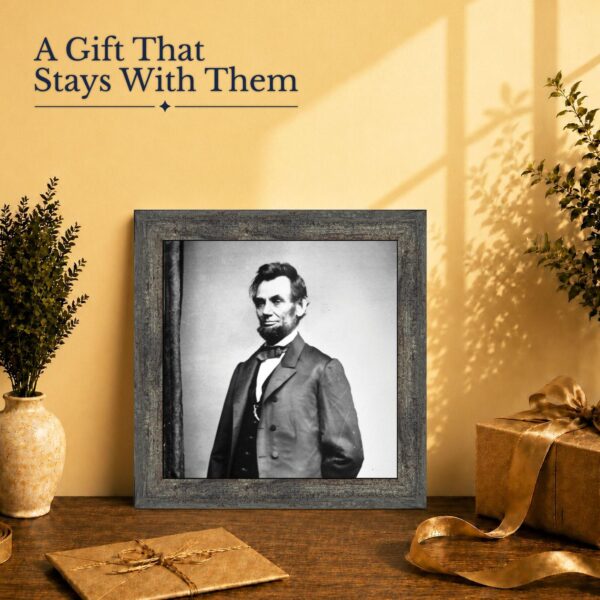 Abraham Lincoln portrait gift for a history lover