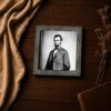 Abraham Lincoln portrait closeup - civil war photograph