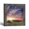 I Said a Prayer for You Today framed print with sunset meadow by Crossroads Home Decor