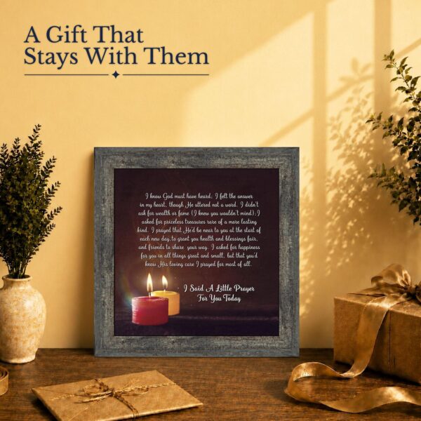 Prayer for a Friend gift - framed print for a friend who needs encouragement