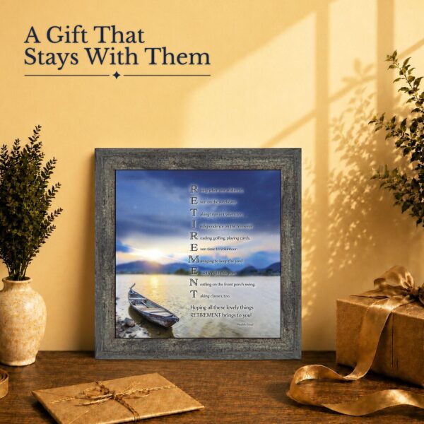 Retirement gift - framed wall art for a retiring coworker or teacher