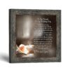 To My Parents on My Wedding Day poem print with teacup and rose - Crossroads Home Decor