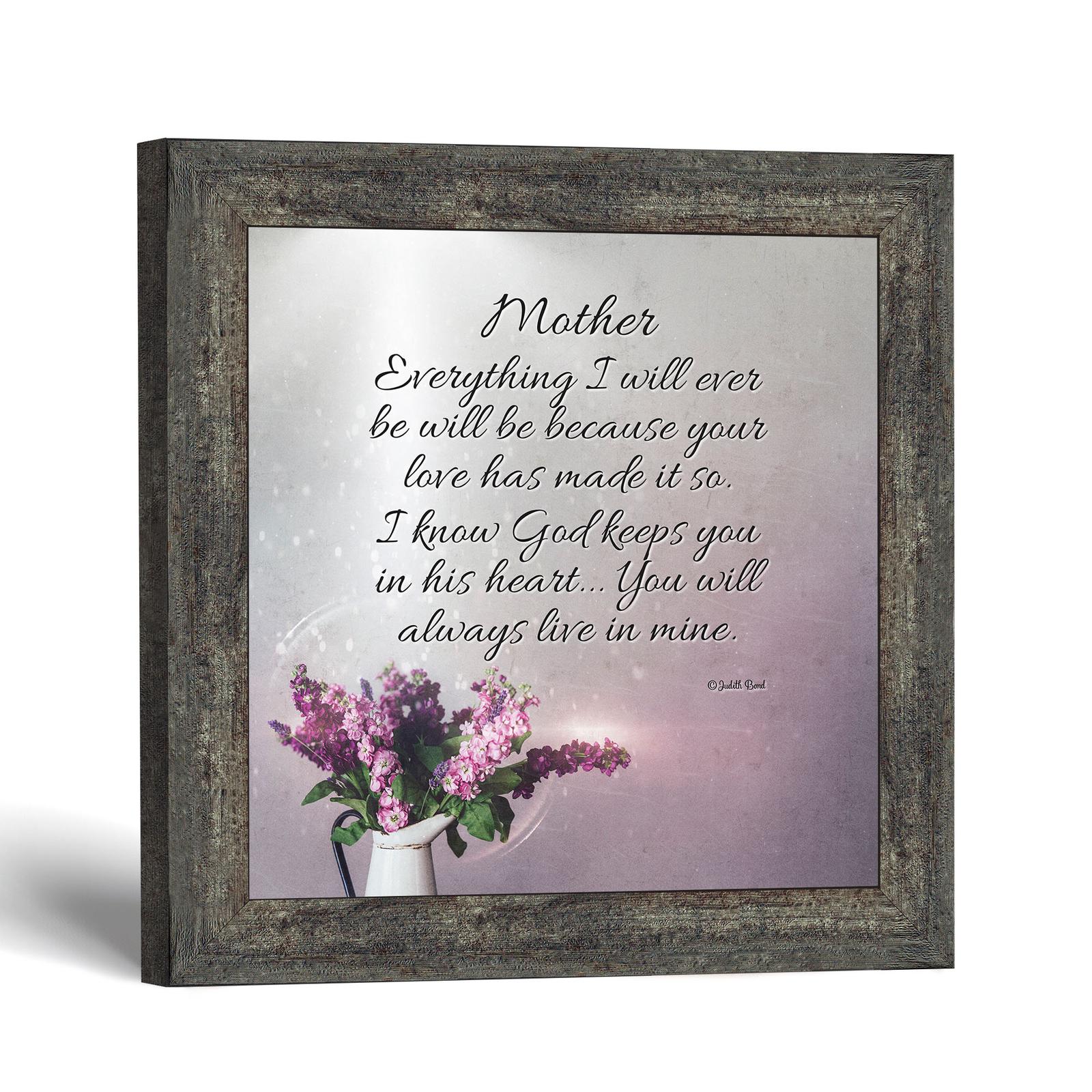 Mother framed poem print by Crossroads Home Decor