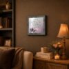 Mother poem framed wall art displayed in a living room