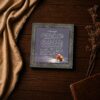 To My Daughter poem close-up – rose and heart charm inspirational wall art
