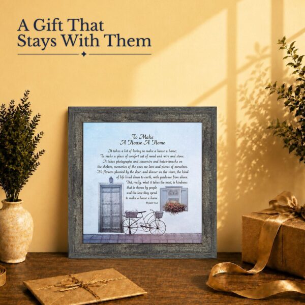 Housewarming wall art gift - framed print for new homeowners