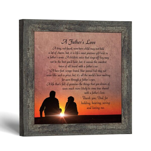 A fathers love wall art framed print by Crossroads Home Decor