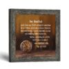 100 Years From Now framed print with antique clock - Crossroads Home Decor
