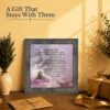 8644BW-2 What Mom Took gift - poem print for a mother or grandmother