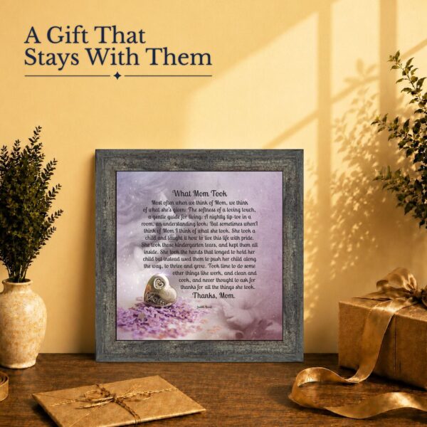What Mom Took gift - poem print for a mother or grandmother