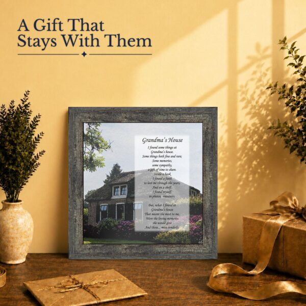 Grandma's House gift - framed print for grandmothers and great grandmothers
