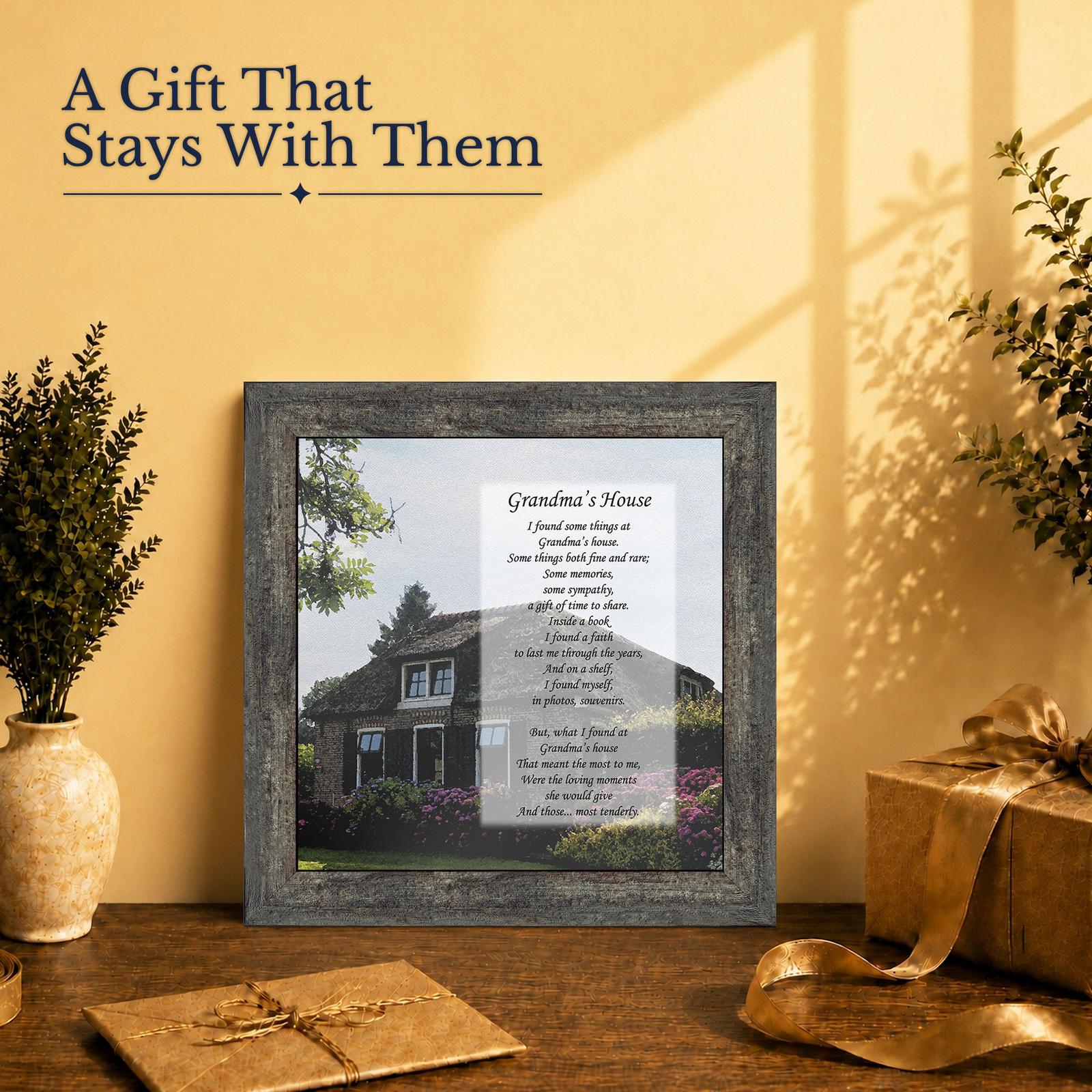Grandma's House gift - framed print for grandmothers and great grandmothers