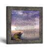 I'm Free poem wall art with lighthouse cliff scene - Crossroads Home Decor