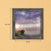 I'm Free poem wall art with lighthouse cliff scene - Crossroads Home Decor