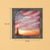 Those Who Serve military framed print, American flag art by Crossroads Home Decor