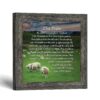 23rd Psalm framed print - The Lord Is My Shepherd Psalm 23 by Crossroads Home Decor