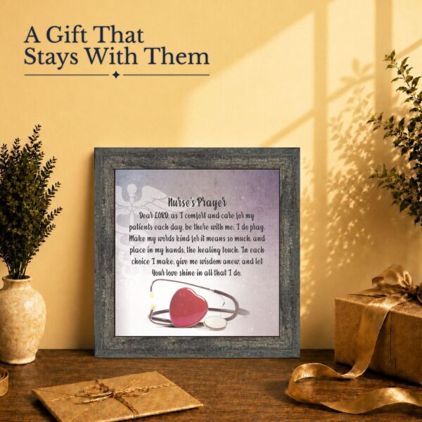 Nurse gift - framed print for a coworker or retiring nurse