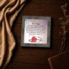 Nurse's Prayer framed print - inspirational keepsake for nurses