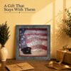 Police officer prayer frame gift - framed print for an officer's family