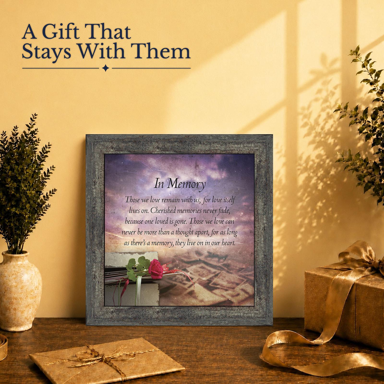 In Memory sympathy gift - framed print for a grieving family member
