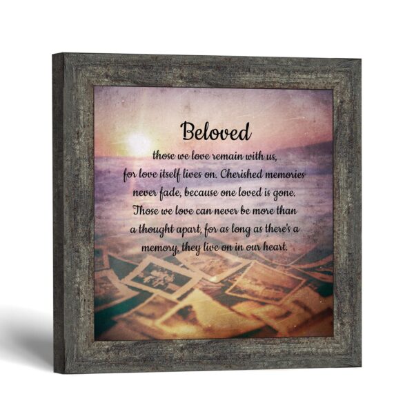 Beloved memorial framed print - Beloved Verse by Crossroads Home Decor