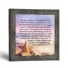 Starfish story framed print by Crossroads Home Decor