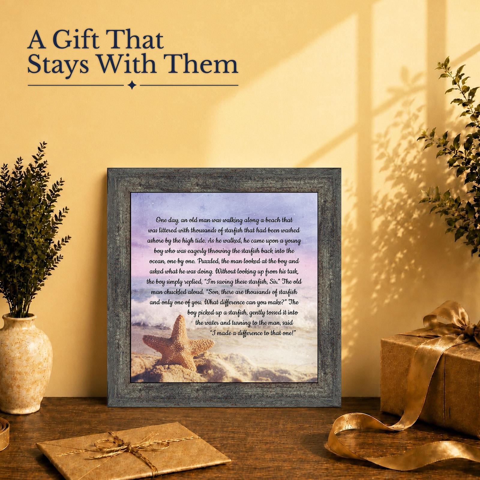 8688BW-2 Teacher appreciation gift - framed print for a mentor or coach