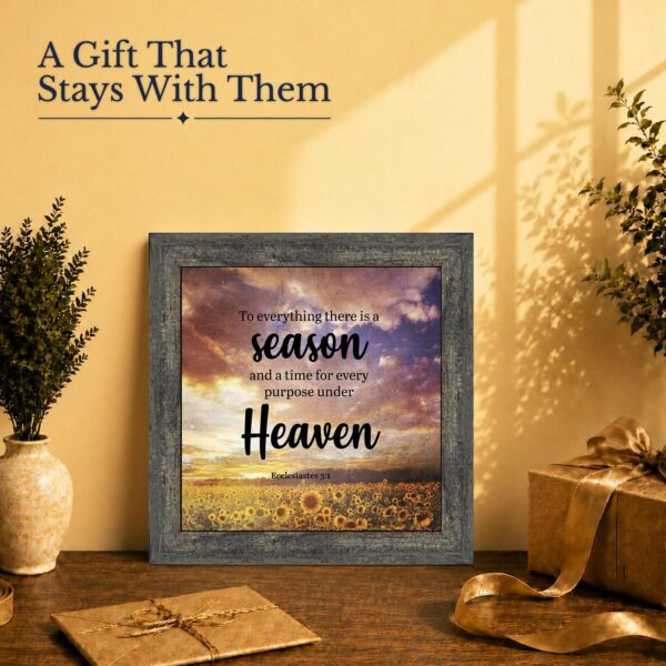 Sunflower framed print gift - framed print for a friend starting a new season